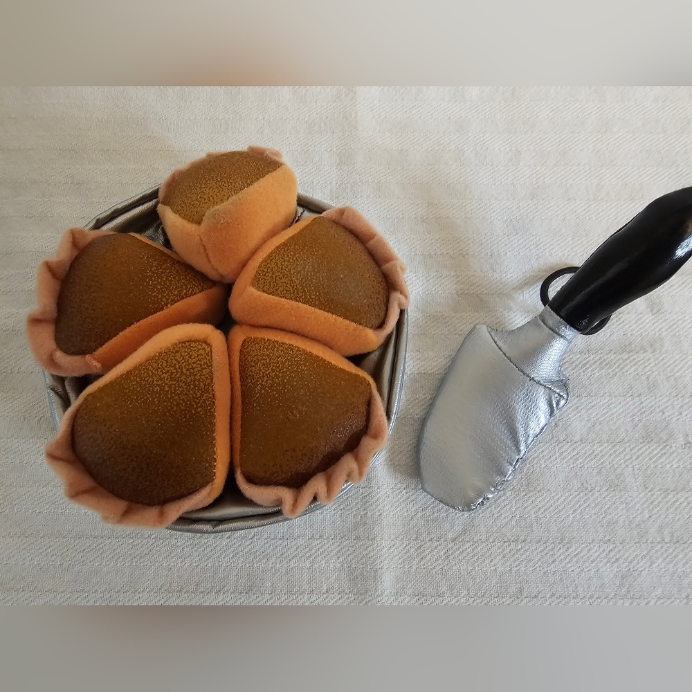 Build A Bear Pumpkin Pie And Spatula Rare Thanksgiving Accessories